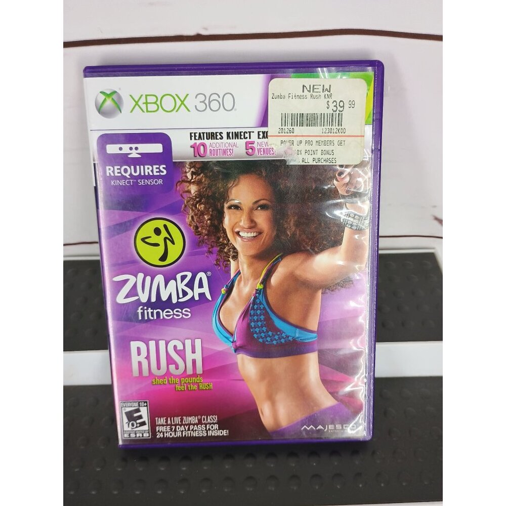 Zumba Fitness Rush Xbox 360 Game With‎ Kinect Compatibility